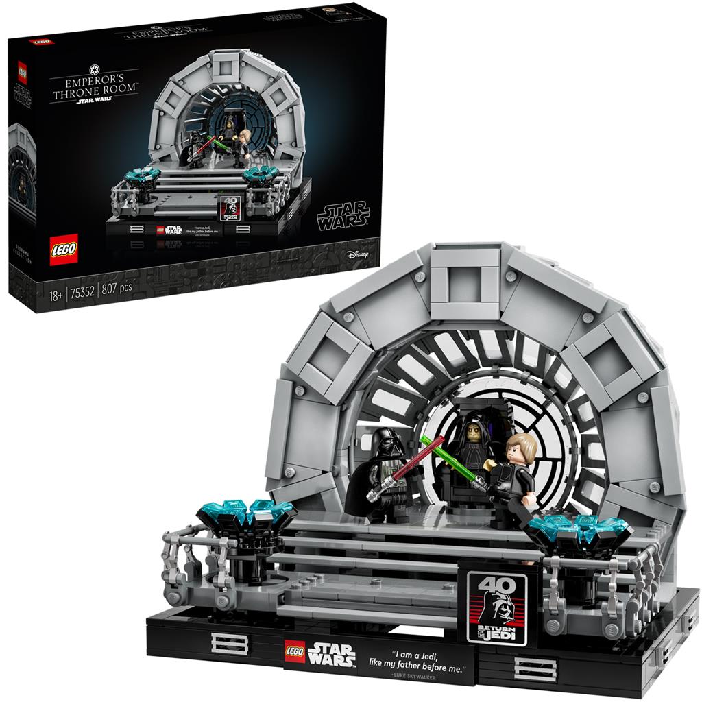 LEGO 75352 Star Wars Troonzaal van de keizer diorama - Bricks4fun