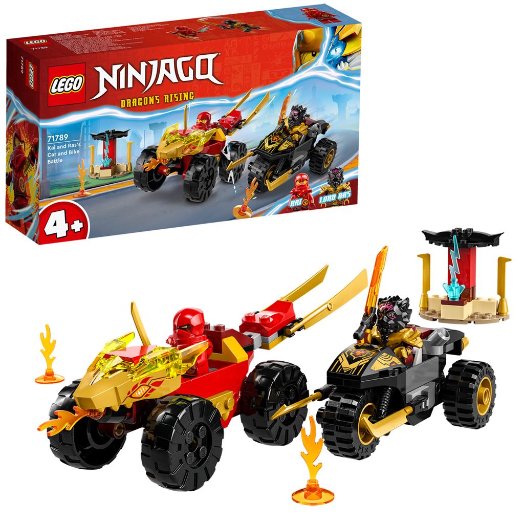 LEGO 71789 Ninjago Kai en Ras' duel tussen auto en motor - Bricks4fun