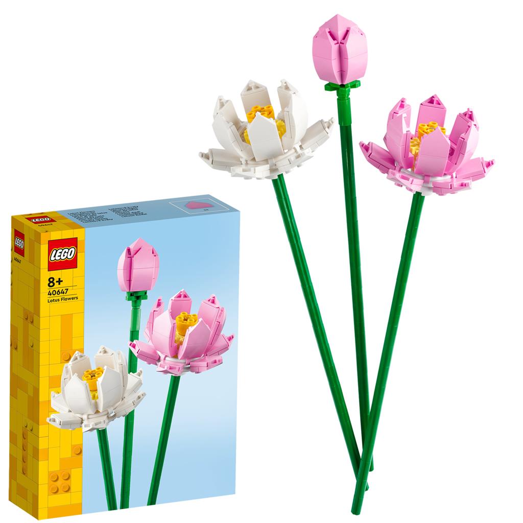 Lego® 40647 Icons Fiori botanici Fiori di loto