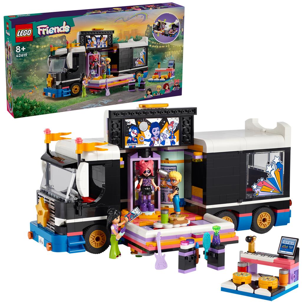 LEGO 42619 Friends Toerbus van popster - Bricks4fun