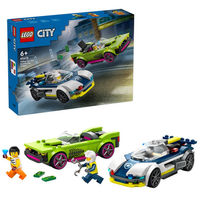 LEGO 60415 City Politiewagen en snelle autoachtervolging - Bricks4fun