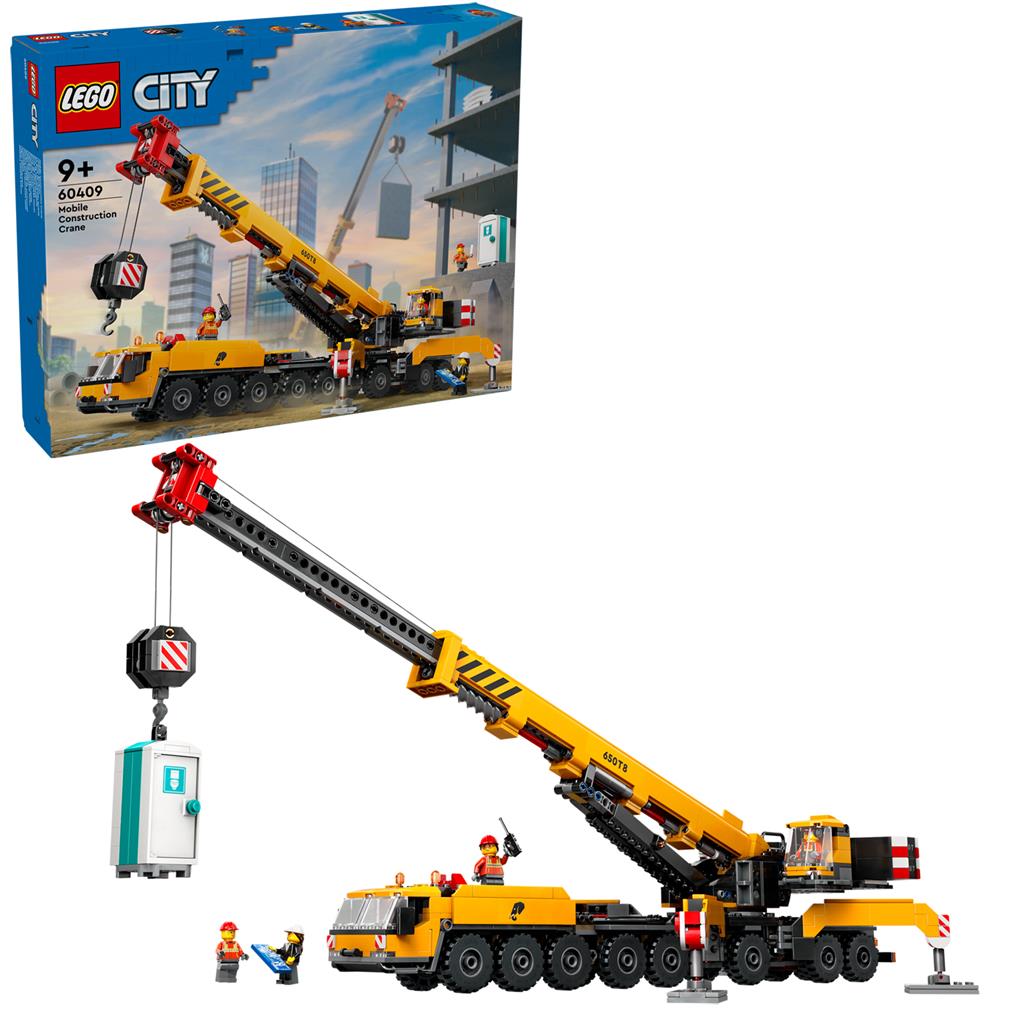 LEGO® City 60409 Grandi Veicoli Gru Edile Gialla