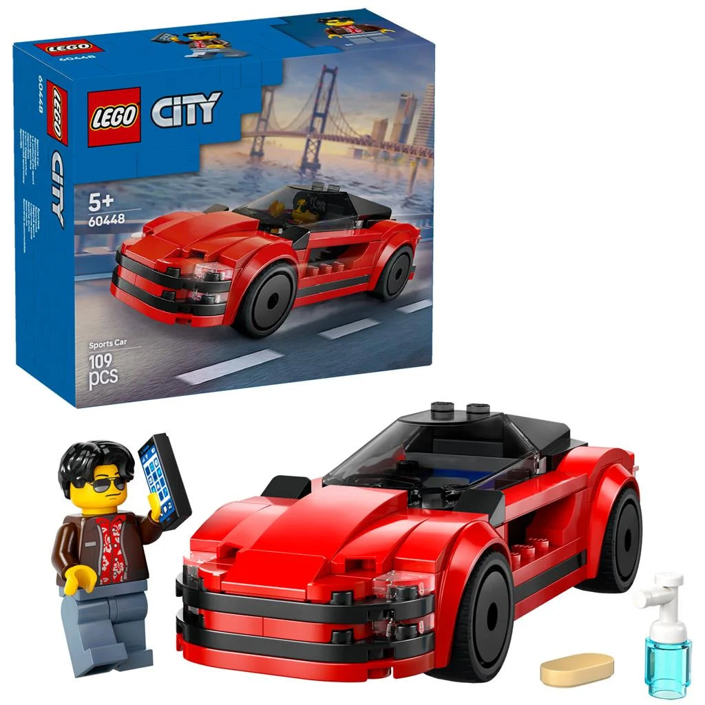 LEGO® 60448 City Grandi Veicoli Auto sportiva rossa