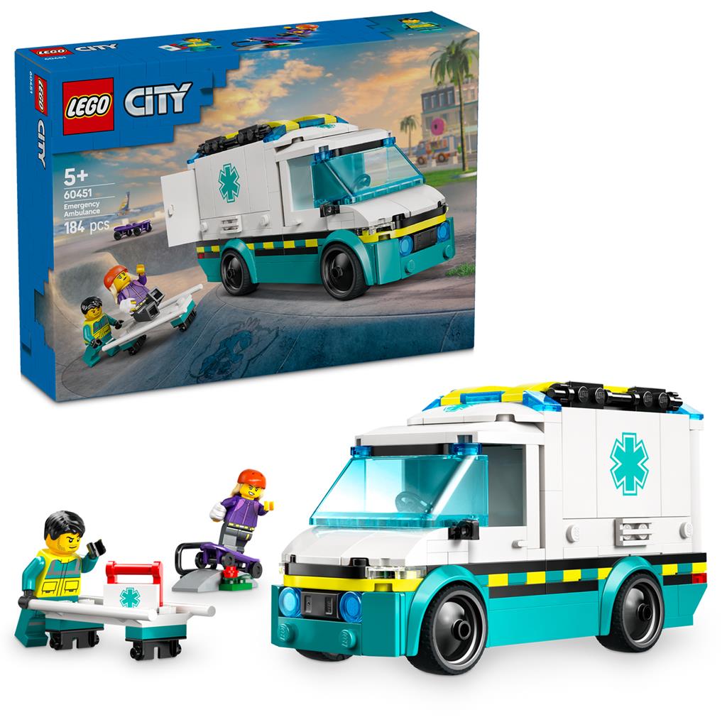 Ambulanza dei grandi veicoli LEGO® 60451 City