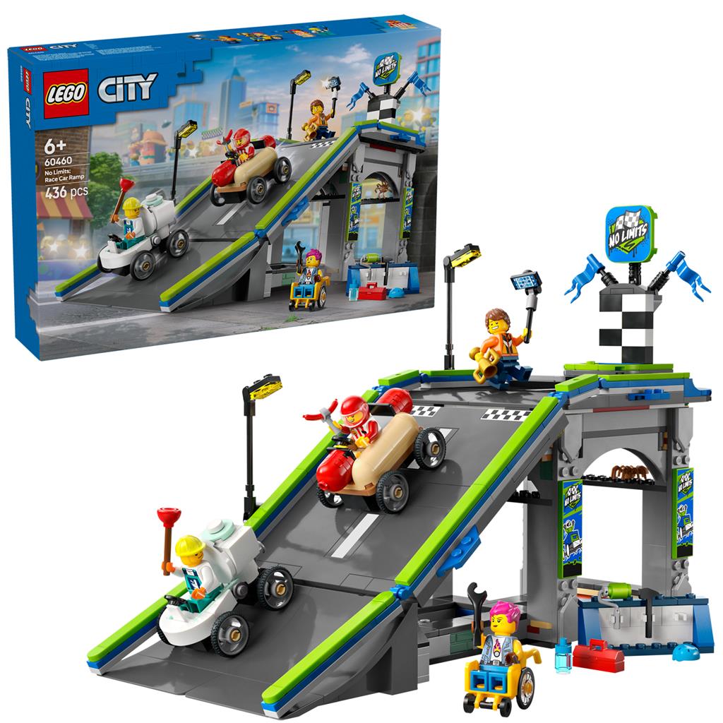 Lego City 60460 Super Veicoli Auto da Corsa con Rampa