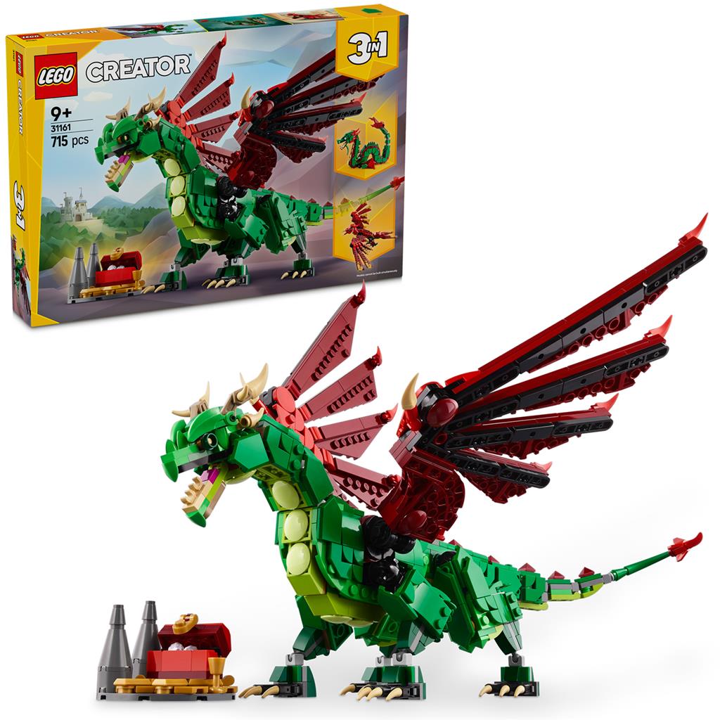 LEGO® 31161 Creator Drago medievale 3 in 1