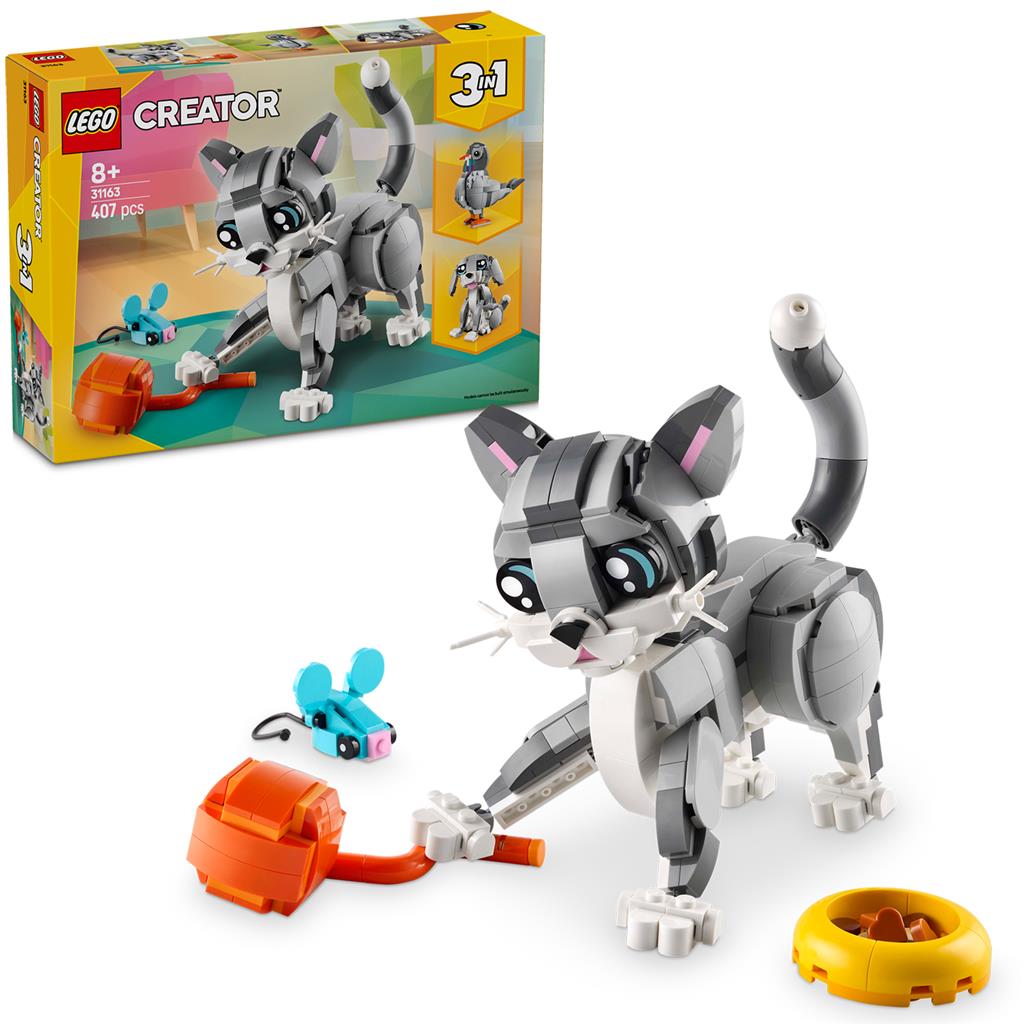 Lego® 31163 Creator Gatto giocoso 3 in 1