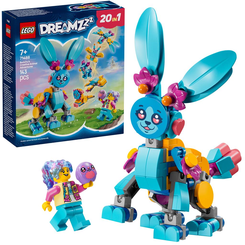 Lego 71488 Dreamzzz Le avventure degli animali di Bunchu