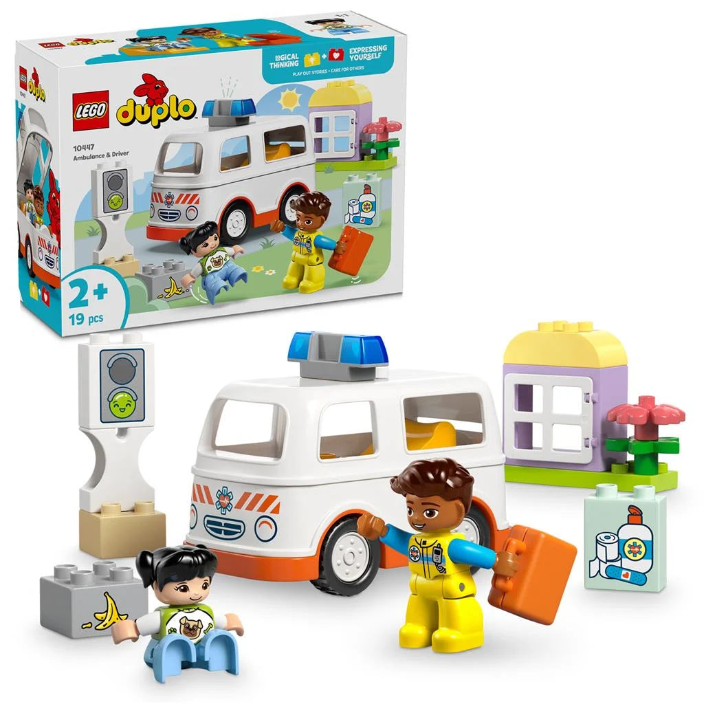 Lego 10447 Duplo Town Ambulance With Driver