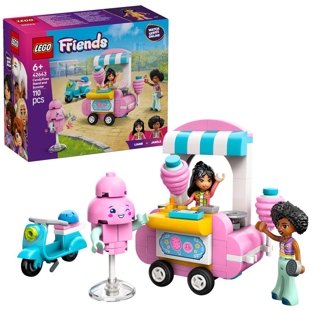 Lego 42643 Friends Stand e scooter per zucchero filato