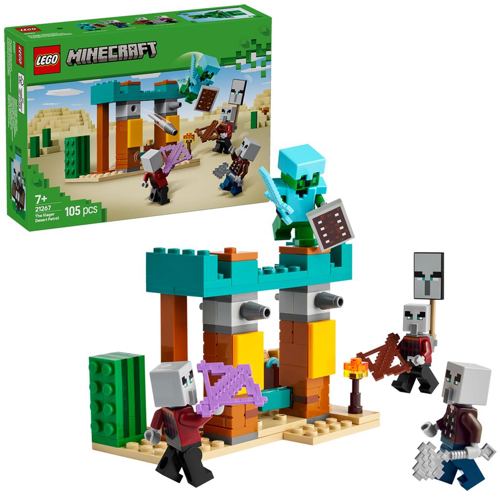 Lego 21267 Minecraft Gli Illagers Nel Deserto