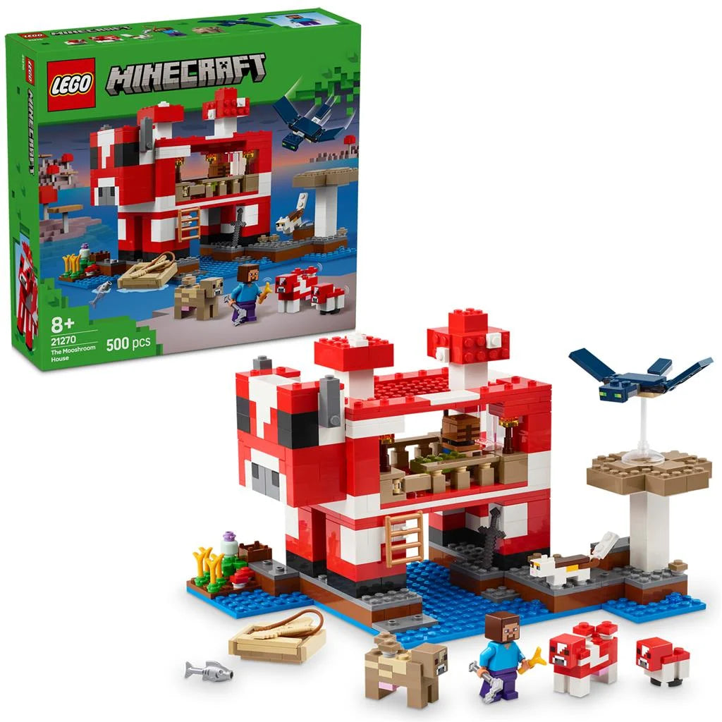 Lego 21270 Minecraft The Mooshroom House