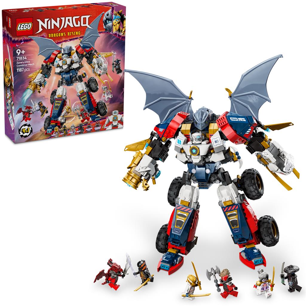 Lego 71834 Ninjago Mech Ultra Combo di Zane