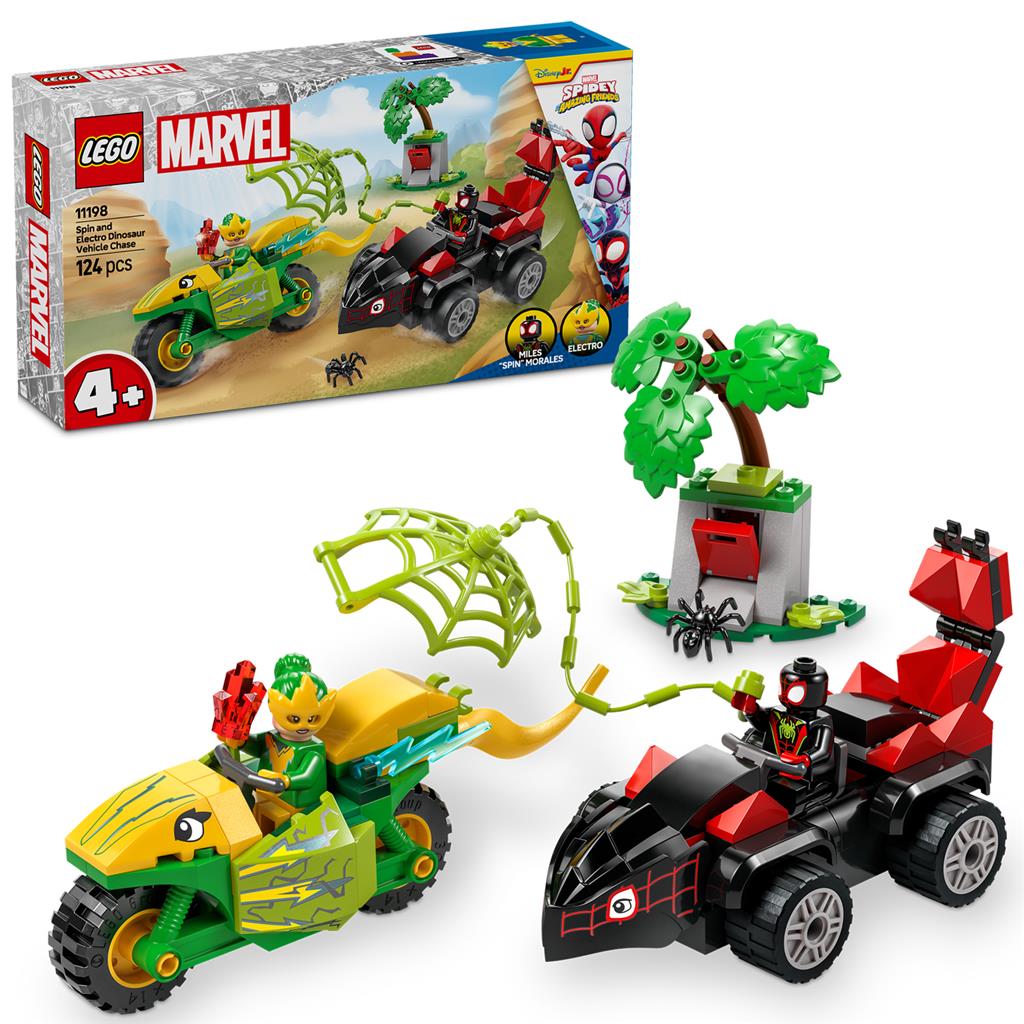 Lego 11198 Spidey Spin+Electro Dinosaur Vehicle