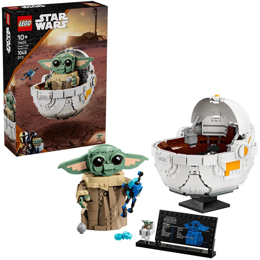 Lego® 75403 Star Wars Grogu con carrozzina Hover