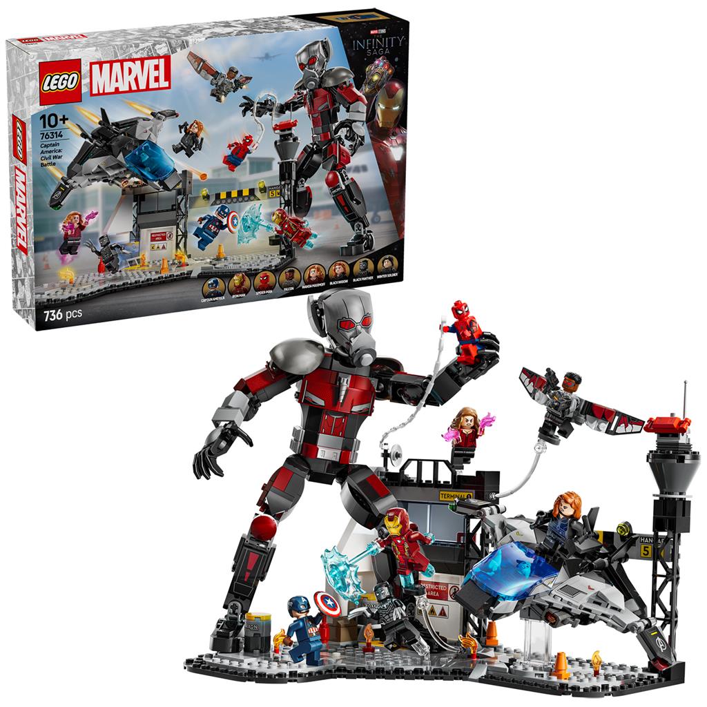 Lego® 76314 Super Heroes Marvel Capitan America