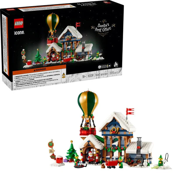 LEGO 10339 Icons L'Ufficio Postale di Babbo Natale