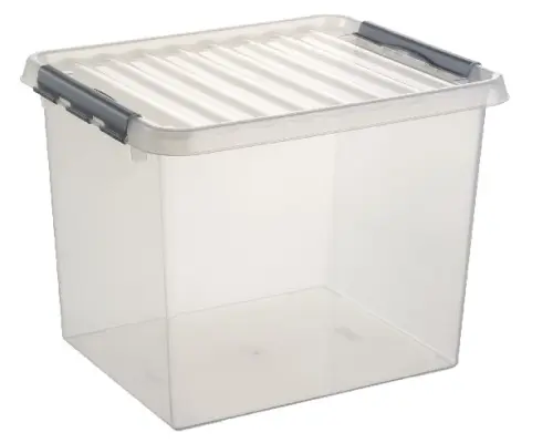 Storage box Sunware Q-line box 52 liters transparent