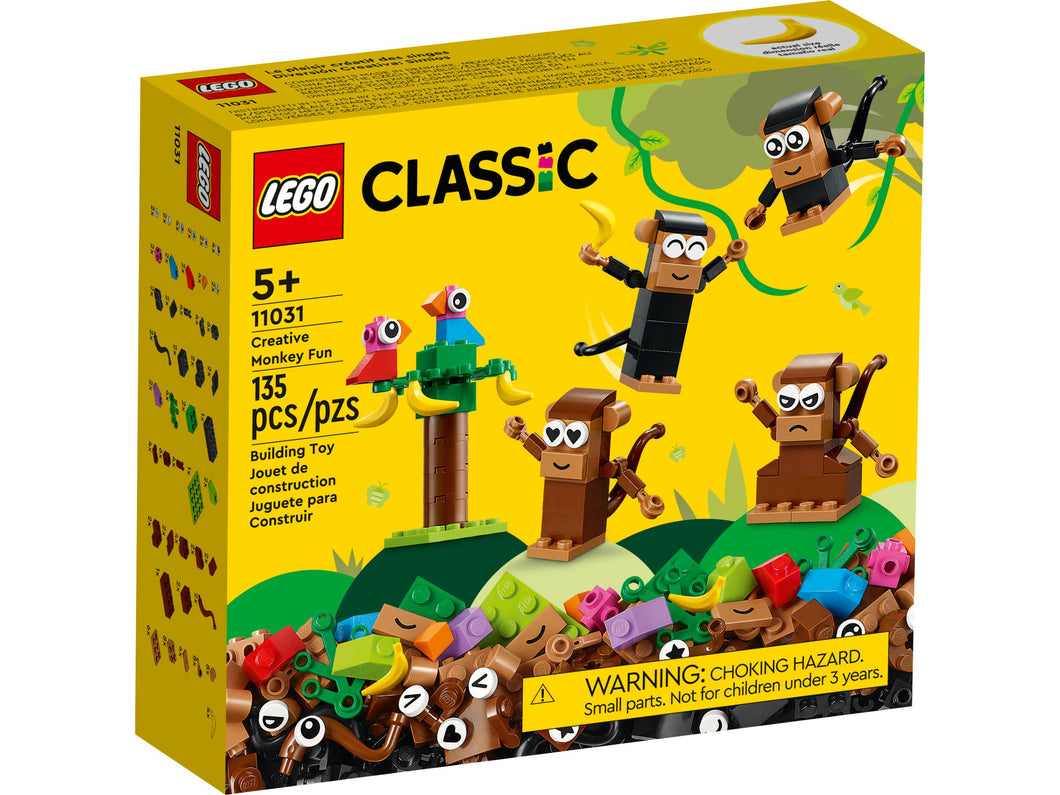 Gioco creativo LEGO Creator 11031 con le scimmie