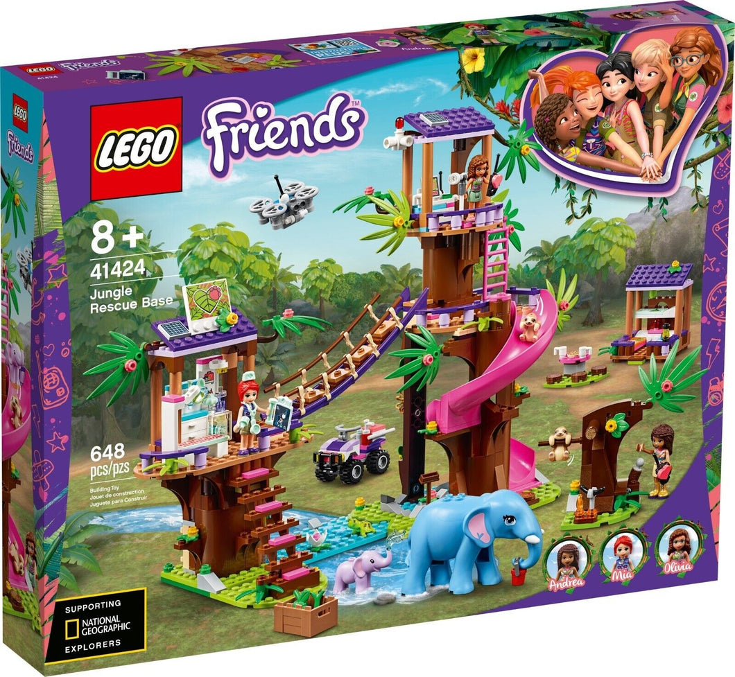 LEGO 41424 Friends Jungle Boomhut Reddingsbasis - Bricks4fun