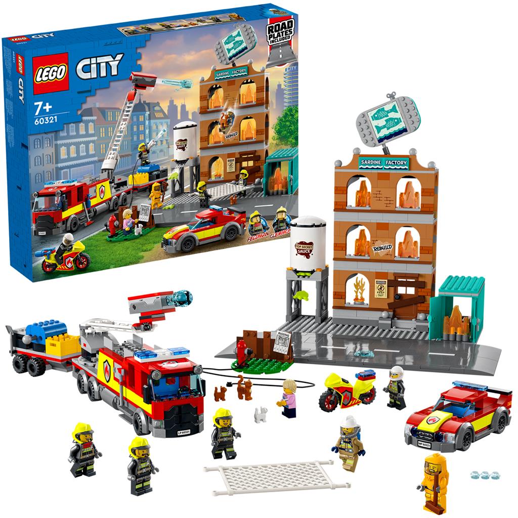 LEGO 60321 City Brandweerteam - Bricks4fun