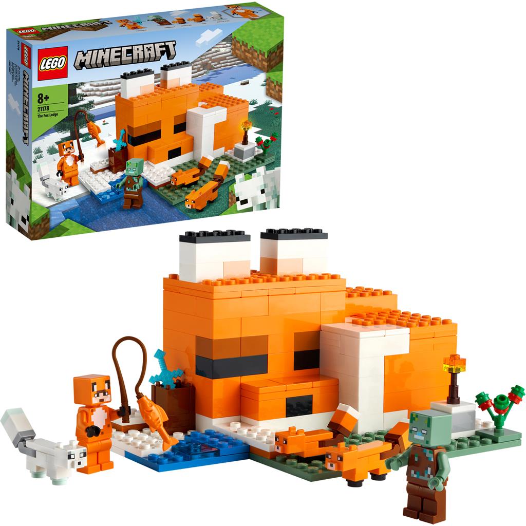 LEGO 21178 Minecraft De Vossenhut - Bricks4fun