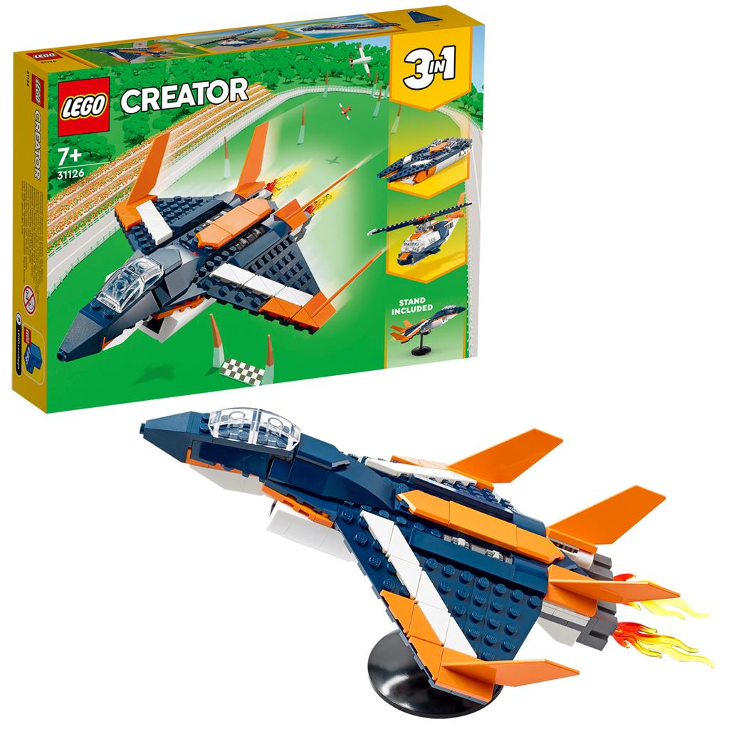 LEGO 31126 Creator Supersonisch Straalvliegtuig - Bricks4fun