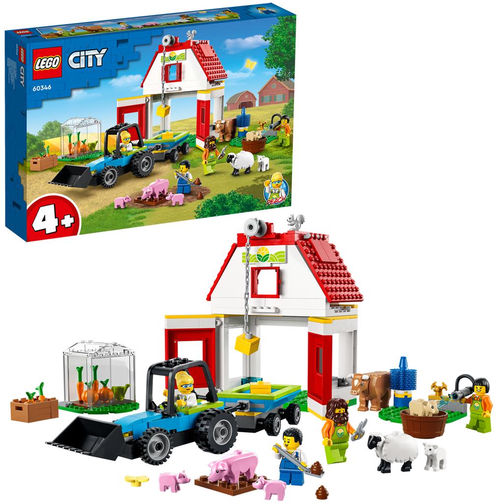 LEGO 60346 City Schuur en Boerderijdieren - Bricks4fun