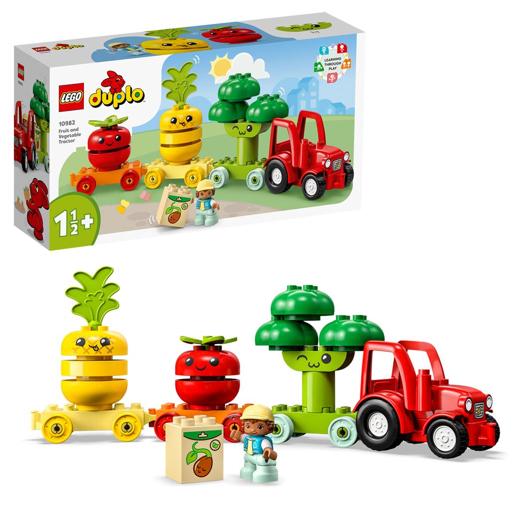 LEGO 10982 DUPLO MY FIRST FRUIT EN GROENTETRACTOR - Bricks4fun