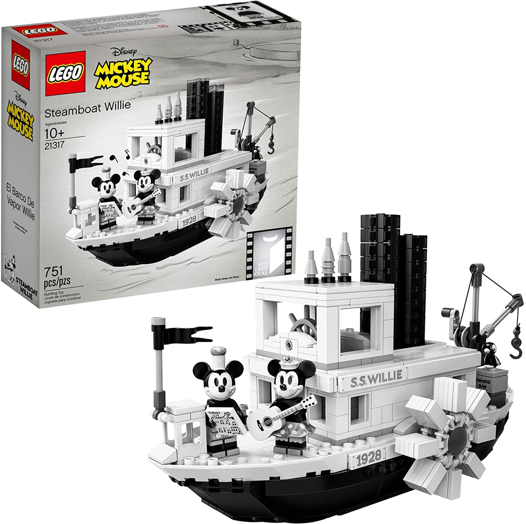 LEGO Ideas Stoomboot Willie (zeldzaam item) - Bricks4fun