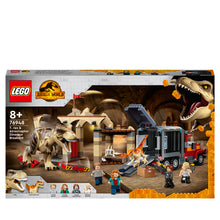 Carica l&#39;immagine nella visualizzazione Galleria, LEGO  76948 Jurassic World T. rex &amp; Atrociraptor dinosaurus ontsnapping - Bricks4fun
