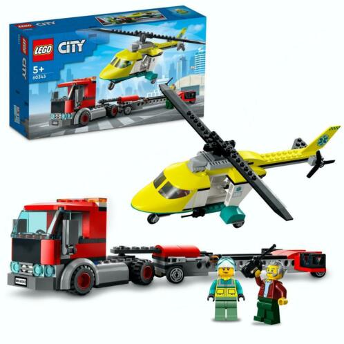 LEGO City  Reddingshelikopter Transport - Bricks4fun